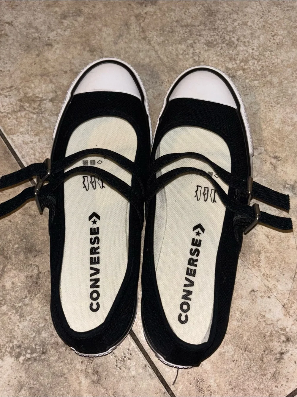 Converse Mary Jane Black Size 5.5 – Worn Once, Like New